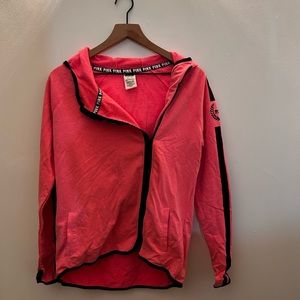 PINK Victoria's Secret pink side zip up hoodie